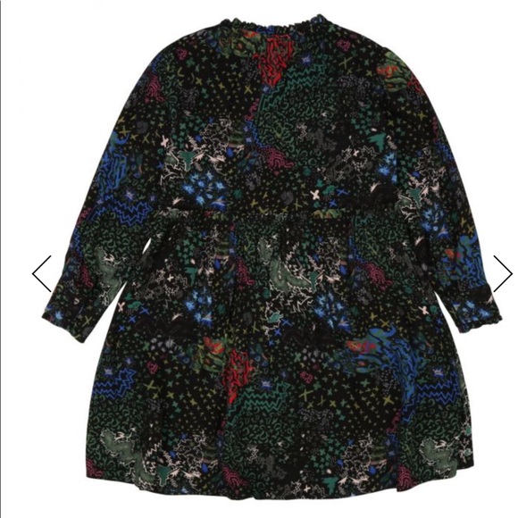 Zadig & Voltaire Girls Printed Dress sz 12 - Picture 2 of 11